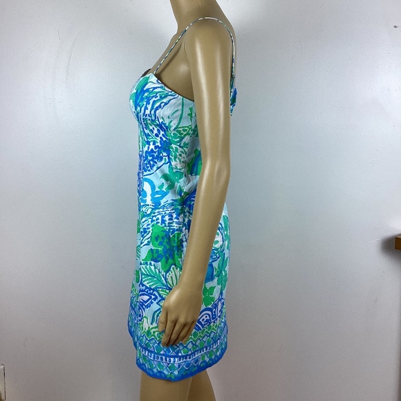 Lilly Pulitzer McCallum Shelli Stretch Shift Dress Size 0 - Picture 2 of 5